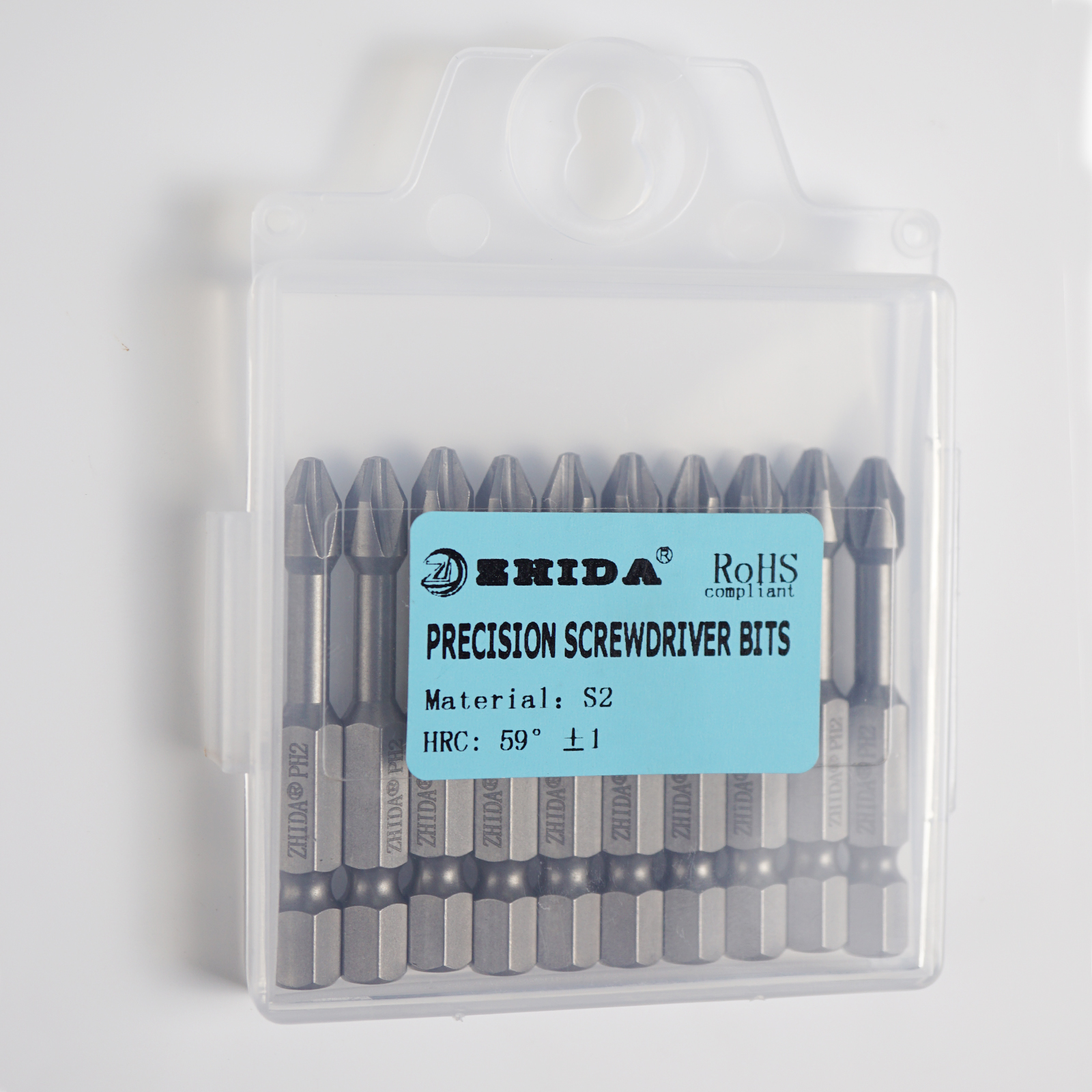 ZHIDA Torsion Screw Power Bits Phillips P2 Two Inch long