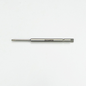 Philip 0# Dia. 2.0 Corss screwdriver bits 64MM length tail halfmoon